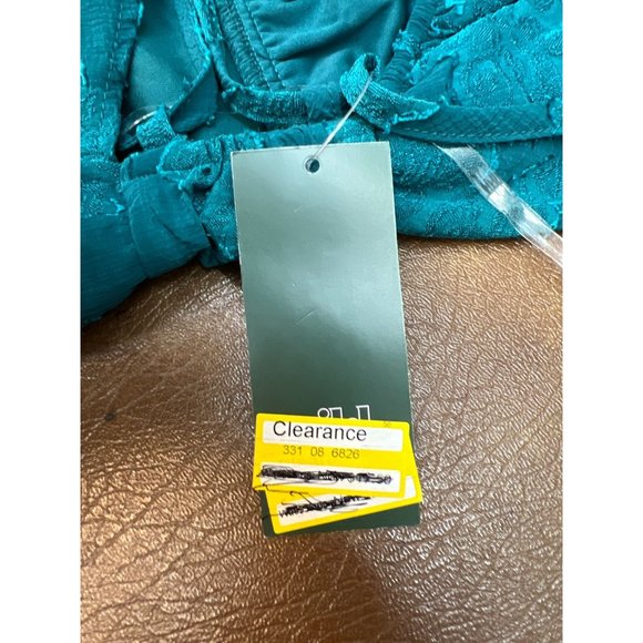 Women's Midi Cloud Embroidered Sleeve-Less Dress - Wild Fable Teal XS - Picture 6 of 8